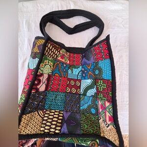 Amani Colorful Patchwork Tote Bag